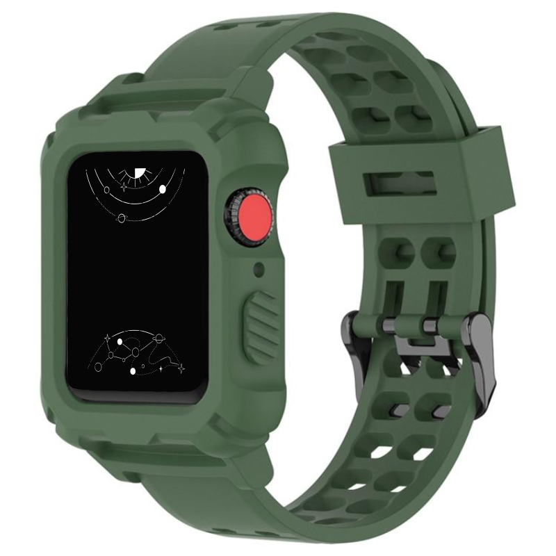 Dicere Silicone Apple Watch Strap Protective Case For Series 1 2 3 4 5 6 7 8 SE Apple Watch Cover Astra Straps UK