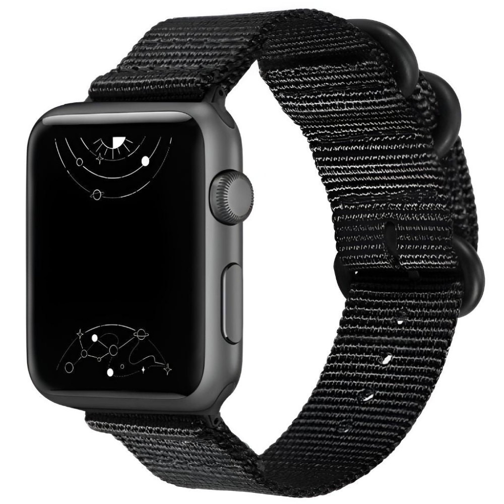 NATO Nylon Breathable Strap For Apple Watch Series 1-11, SE/2/3 NATO Nylon Breathable Strap For Apple Watch Series 1-11, SE/2/3