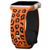 Obvius Silicone Strap With Engraved Leopard Pattern