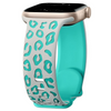 Obvius Silicone Strap With Engraved Leopard Pattern