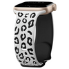 Obvius Silicone Strap With Engraved Leopard Pattern