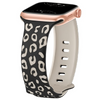 Obvius Silicone Strap With Engraved Leopard Pattern