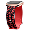 Obvius Silicone Strap With Engraved Leopard Pattern