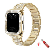 Glam Stainless Steel Strap With Case