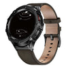 Amara Leather Strap With Stainless Steel Bumper Case For Galaxy 5 Pro