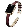 Aurum Slim Genuine Leather Strap