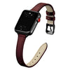 Aurum Slim Genuine Leather Strap