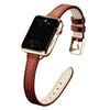 Aurum Slim Genuine Leather Strap