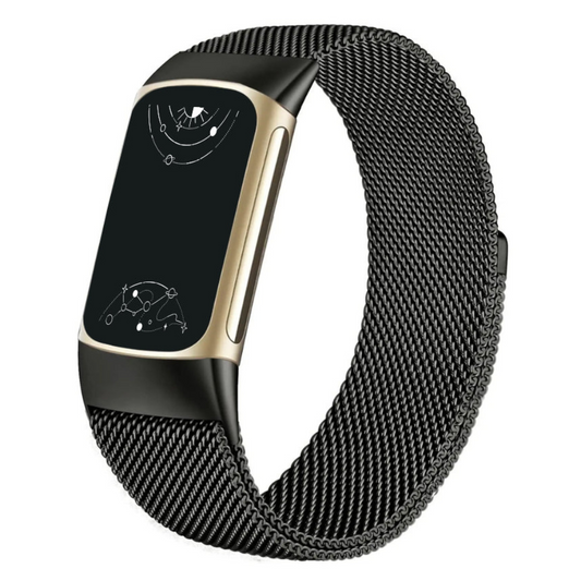 Lacteus Milanese Steel Strap For Fitbit Charge