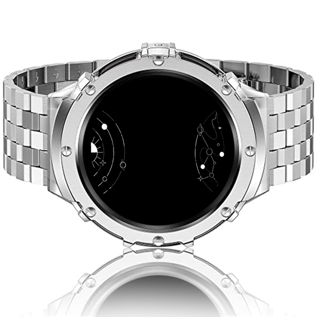 Carui Stainless Steel Strap With Case for Galaxy Watch 5 Pro