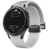 Plurimi Genuine Leather And Silicone Galaxy Strap