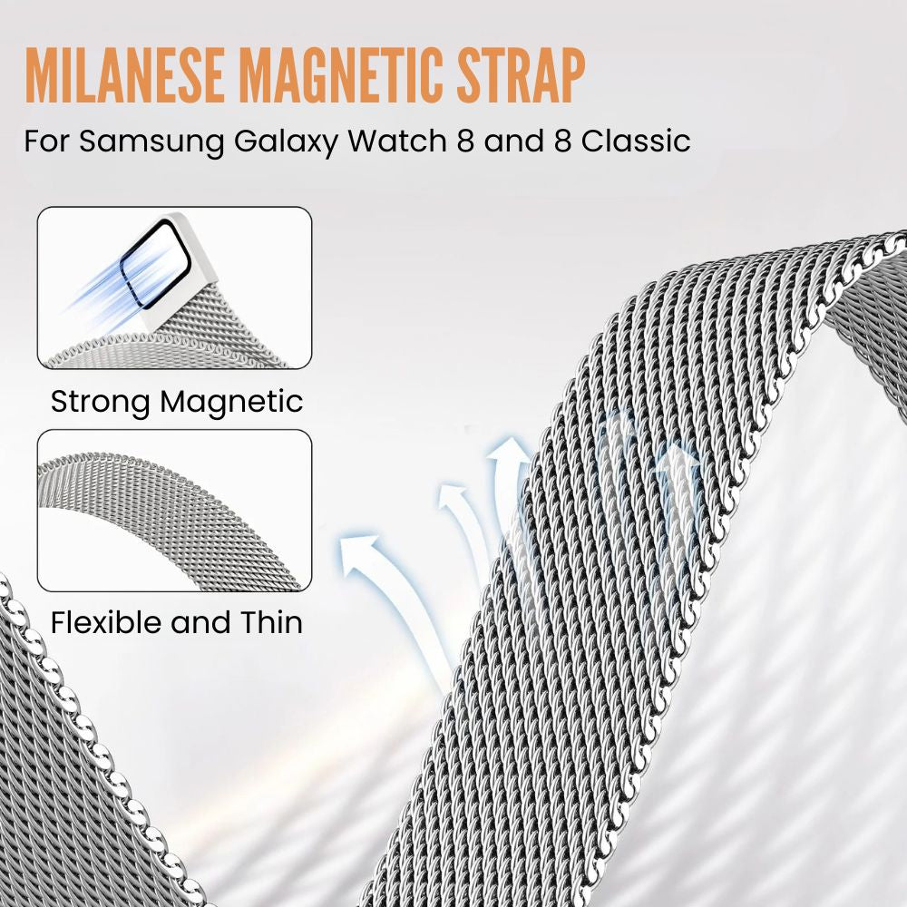 Aurex Milanese Steel Magnetic Galaxy Band - Astra Straps