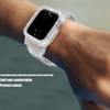 Glacier Transparent Silicone Stylish Strap + Case