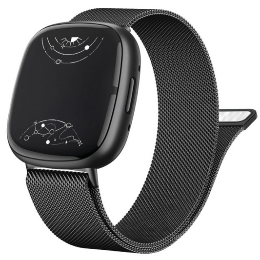 Monstro Milanese Steel Strap For Fitbit Series