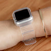 Glacier Transparent Silicone Stylish Strap + Case