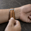 Ferronix Genuine Leather Metal Strap
