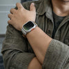 Ferronix Genuine Leather Metal Strap