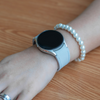 Plurimi Genuine Leather And Silicone Galaxy Strap
