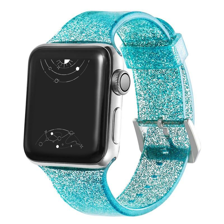 Gemini Silicone Glitter Strap