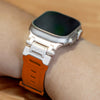 Venio Silicone Rugged Metal Strap