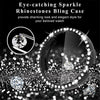 Rupes Screen Protector With Full Bling Diamond Frame for Google Pixel Watch - Astra Straps