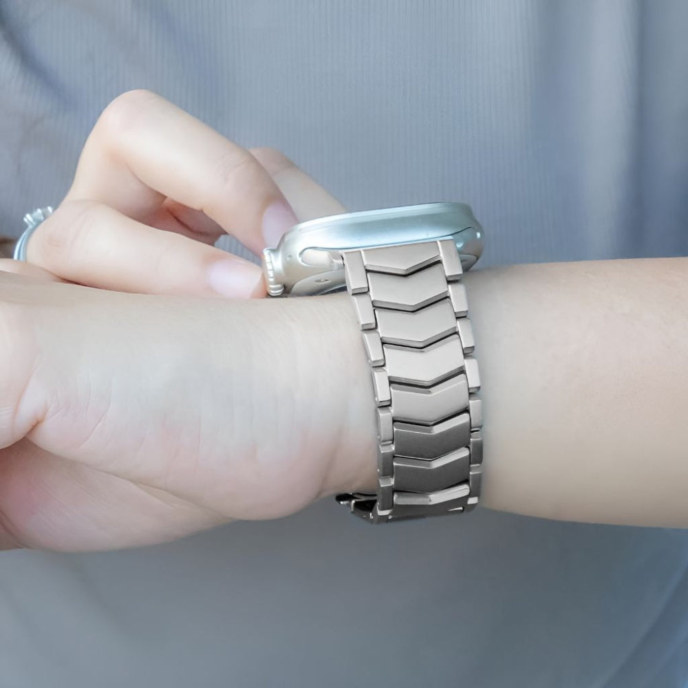 Tenax Titanium Steel Link Band - Astra Straps