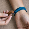 Vistel Slim Leather Link Strap