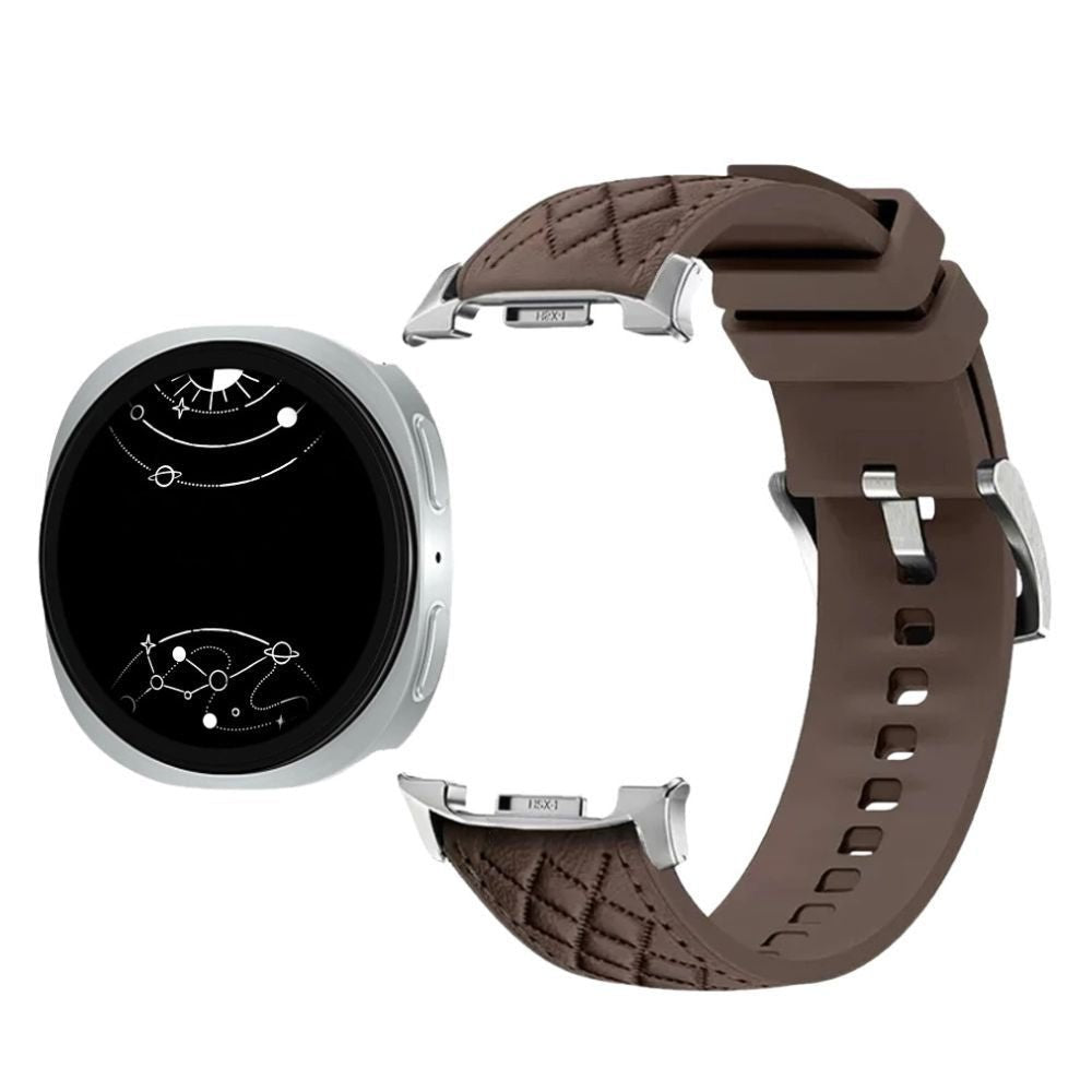 Adnuo Leather Silicone Band for Galaxy Watch 8 - Astra Straps