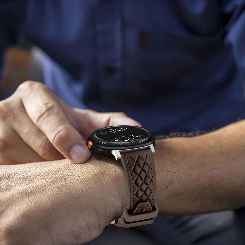 Adnuo Leather Silicone Band for Galaxy Watch 8 - Astra Straps