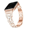 Amabilis Diamond Butterfly Stainless Steel Strap