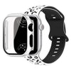 Aureus Engrave Leopard Silicone Strap With Glass Case
