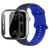 Aureus Engrave Leopard Silicone Strap With Glass Case