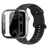 Aureus Engrave Leopard Silicone Strap With Glass Case