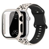Aureus Engrave Leopard Silicone Strap With Glass Case