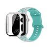 Aureus Engrave Leopard Silicone Band With Glass Case - Astra Straps