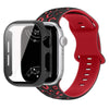 Aureus Engrave Leopard Silicone Strap With Glass Case
