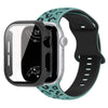 Aureus Engrave Leopard Silicone Strap With Glass Case