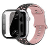 Aureus Engrave Leopard Silicone Strap With Glass Case