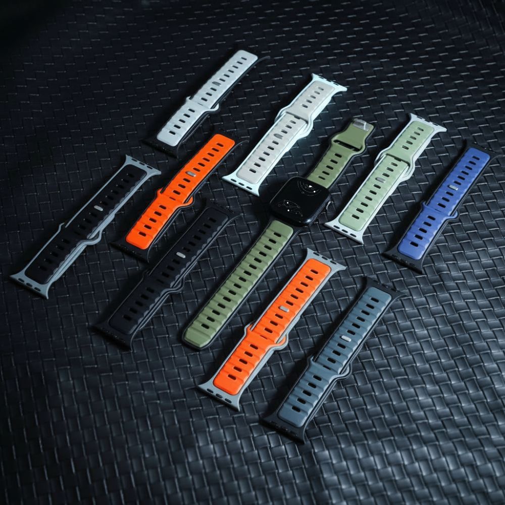 Caviro Rugged Silicone Sports Band - Astra Straps