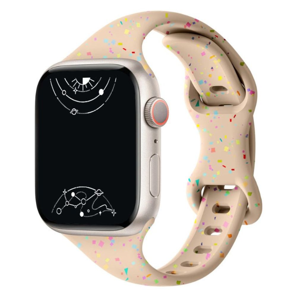 Demitto Slim Printed Silicone Band - Astra Straps