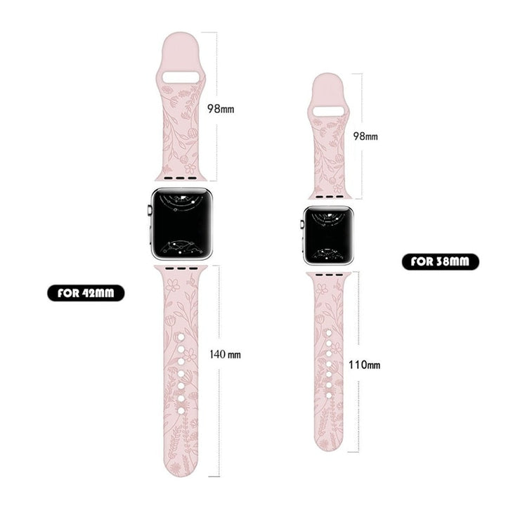 Flos Engraved Silicone Strap