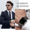 Fumi Genuine Leather Strap With Metal Case