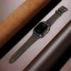 Fumi Genuine Leather Strap With Metal Case