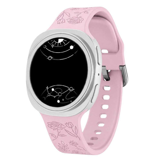 Habeo Engraved Silicone Band For Galaxy Watch 8 - Astra Straps