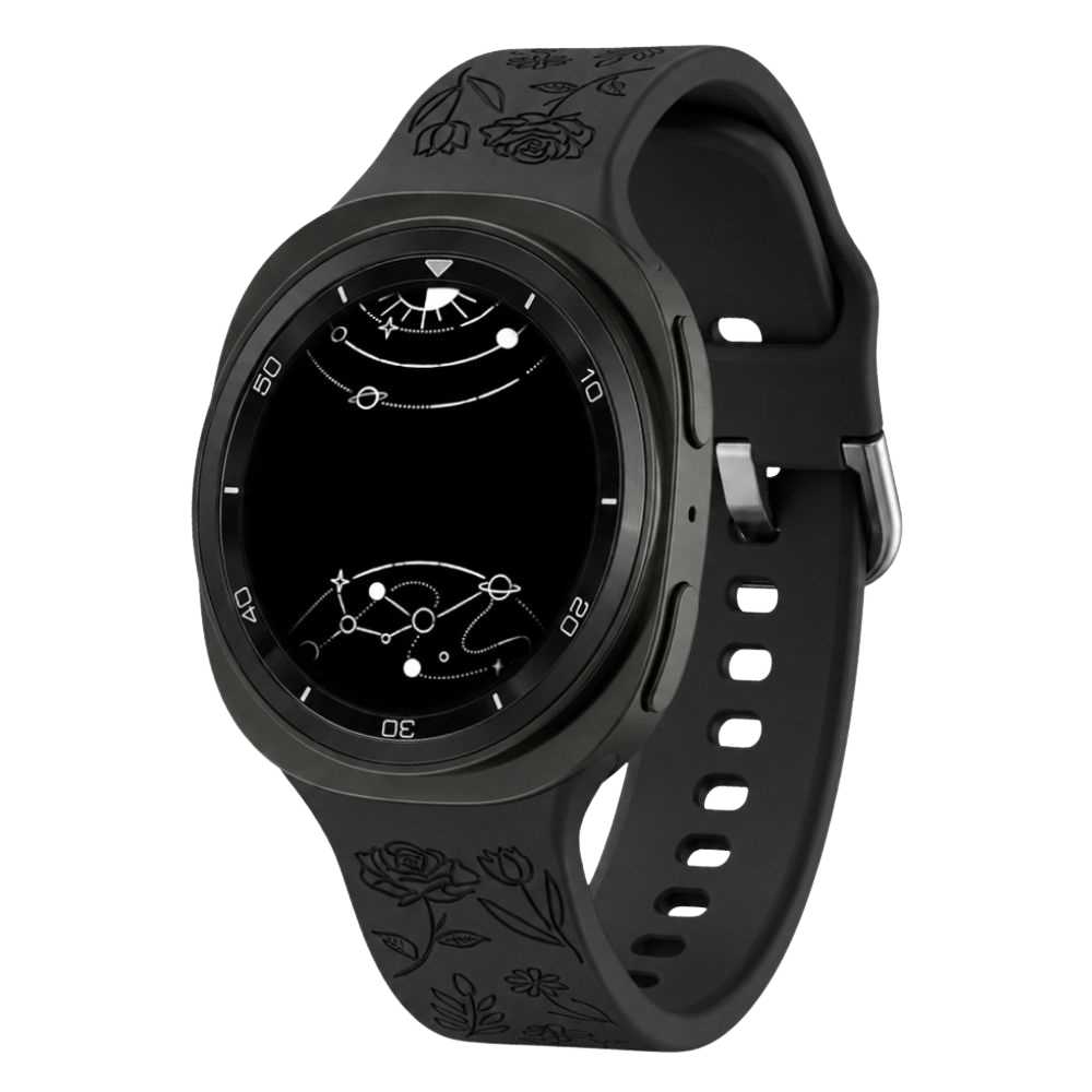 Habeo Engraved Silicone Band For Galaxy Watch 8 - Astra Straps