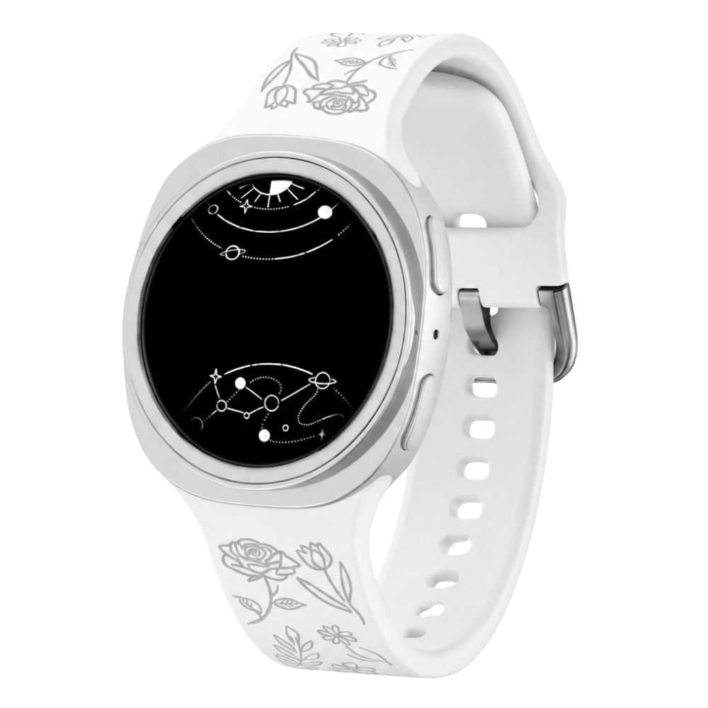 Habeo Engraved Silicone Band For Galaxy Watch 8 - Astra Straps
