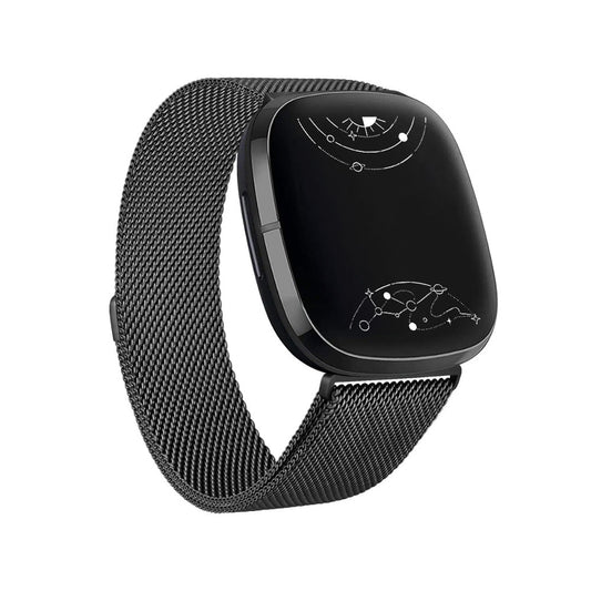 Monstro Milanese Steel Strap For Fitbit Series