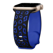 Obvius Silicone Strap With Engraved Leopard Pattern