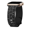 Obvius Silicone Strap With Engraved Leopard Pattern