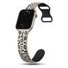 Obvius Silicone Strap With Engraved Leopard Pattern